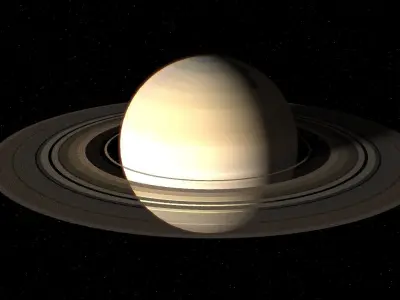 Saturn 3d max corona rander model 3D model 3D model