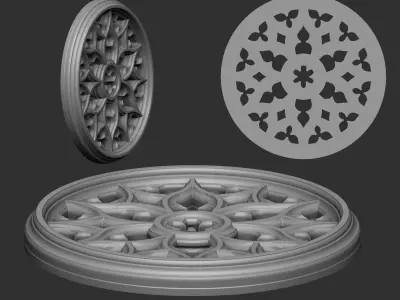 Gothic Tracery 4 3D print model