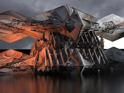 Babylonian Maze Ship  3D model