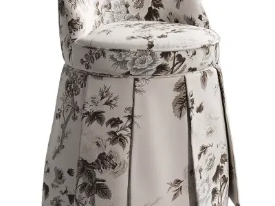 Topia Table and Jess stool 3D model