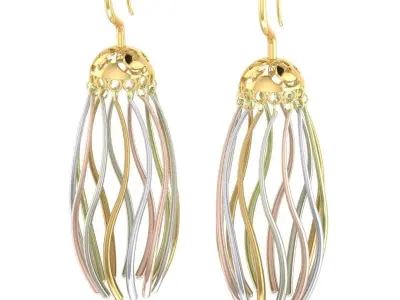  EARRINGS SUMMERTIME  BUDS 3D print model