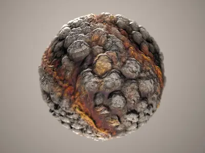 10 Materials Lava Seamless PBR Volume 4 Texture