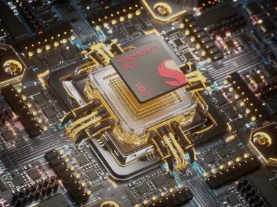 C4D Octane CPU chip core capacitance Scifi Circuit board GPU 3D model