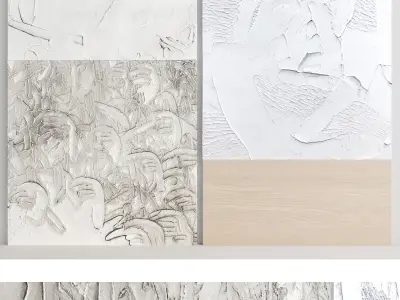 Interior Paints set1 3D model