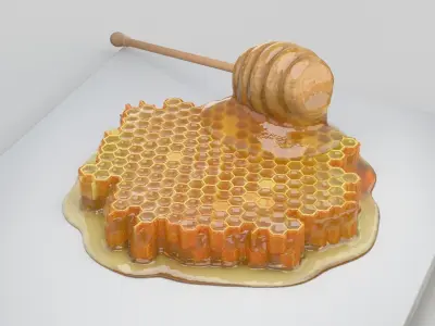 Honeycomb 3D model