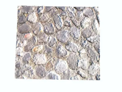 Cobblestone Path 3D model