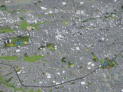 San Jose Low-poly 3D model