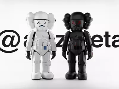 Kaws Stormtrooper Textured 3D model