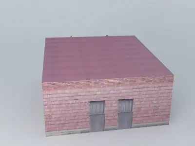 Quiet street in Pilsen Free 3D model