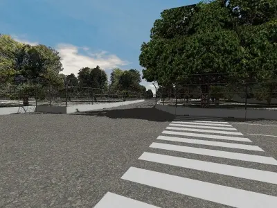 Streets of St Petersburg Game Ready Low-poly 3D model