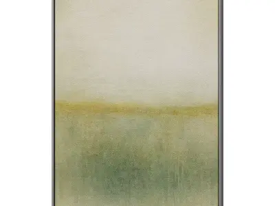 Set of 3 Abstract Paintings in Frames 3D model 59
