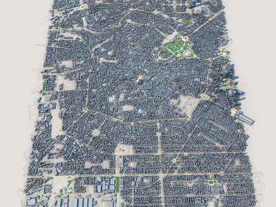 Milan City Italy 3D model