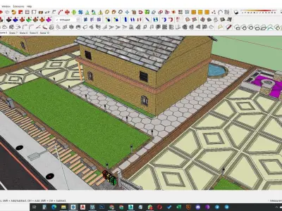 building urban exterior homes 3D model