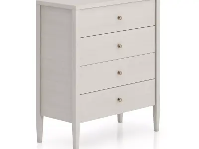 Light Wood Cabinet 3D model