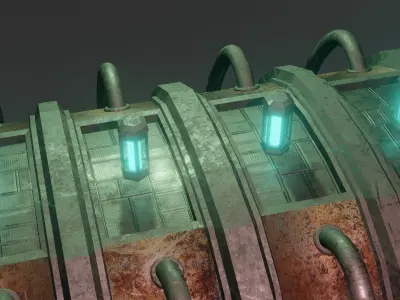 SCI-FI INDSUTRIAL POWER CORE 3D model