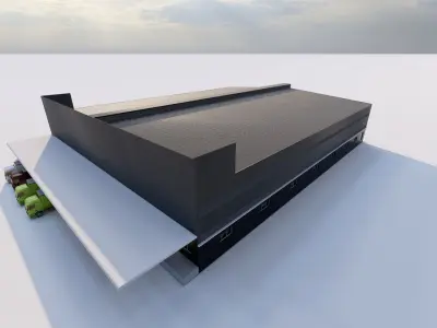 Warehouse-Warehouse Building 3D model