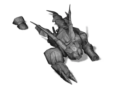 Mechanical corpse 01 3D model