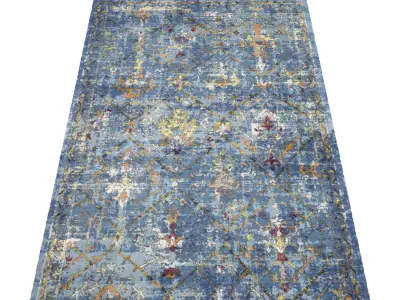 Rug Set 6 pcs area 3D model