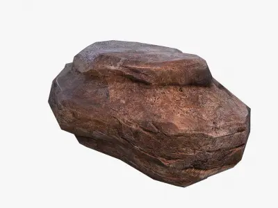 Big Stone 2 low poly Low-poly 3D model