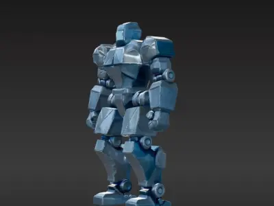 Low-Poly Robot Low-poly 3D model