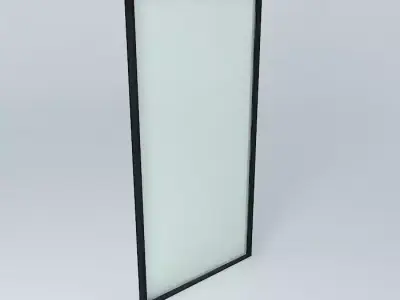 3d window with frame and glass very detail Free 3D model