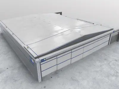 EGCC Airshed Low-poly 3D model