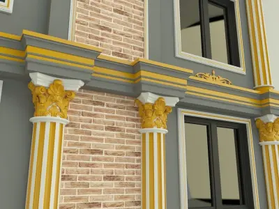 building 582 classic 3D model