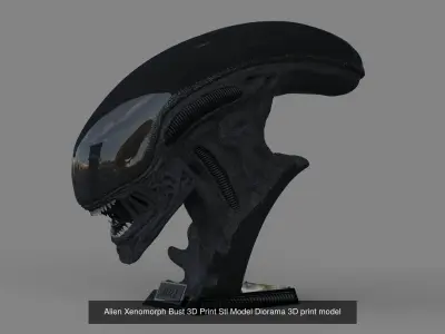 Alien Xenomorph 3D Print Collection  3D Model Pack