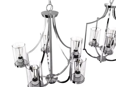Progress Lighting Lassiter chandelier 3D model