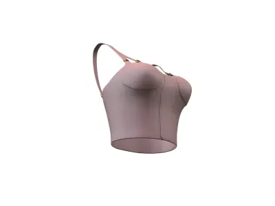 Bra Top v1 006 Low-poly 3D model