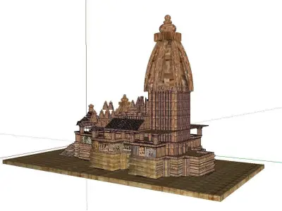 Architecture-Religion-God-Culture-Temple -0236 3D model