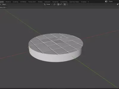 Tile Figurine Base 3D print model