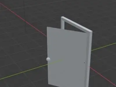 Door Open 3D model