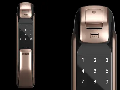 Samsung Digital Door Lock 01 3D model