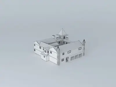 Siheyuan Courtyard House Free 3D model