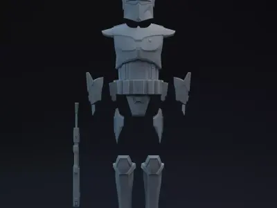 Super Commando One-Twelfth Scale Printable Kit 3D print model