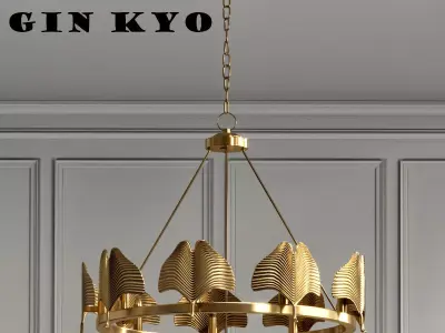 CURREY AND COMPANY GIN KYO CHANDELIER 3D model