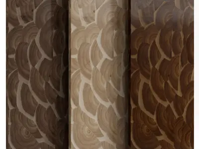 Endgrain Segments wood Texture