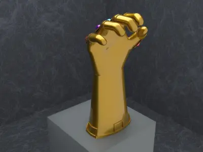 Infinity Gauntlet 3D model