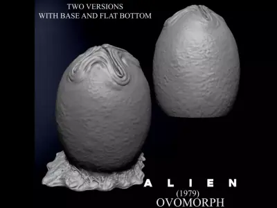 3D PRINTABLE ALIEN EGG OVOMORPH 1979 3D print model