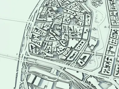 Riga City Latvia 3D print model