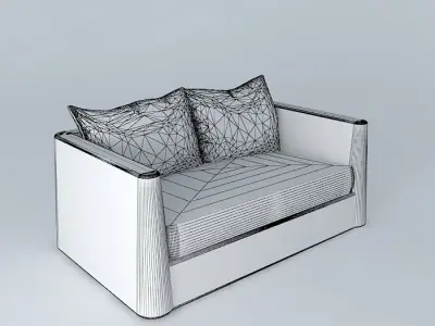 Exterior Sofa 1 3D model