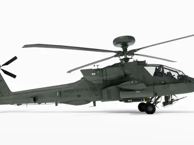  Boeing AH-64D Apache High Detail 