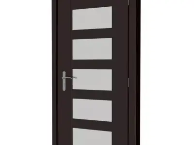 Plastic door 08 3D model