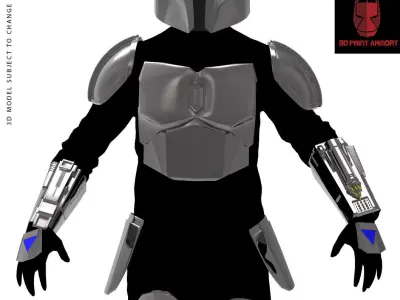 Mandalorian Armor Accurate 3D print model