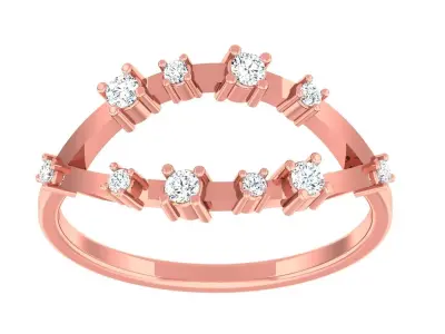 Women Ring 3D print model 47