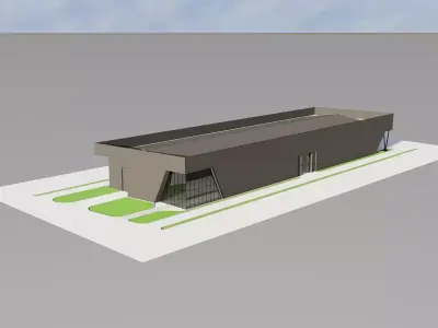 Warehouse Exterior 2 3D model