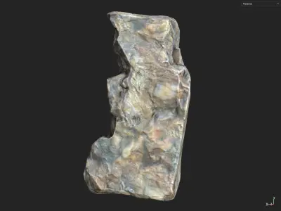 Low poly smooth blocky 1 Low-poly 3D model