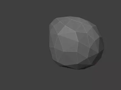 Low Poly Rock 15 Free low-poly 3D model