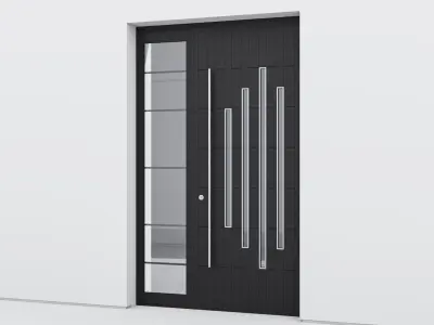 Aluminium door 262 3D model